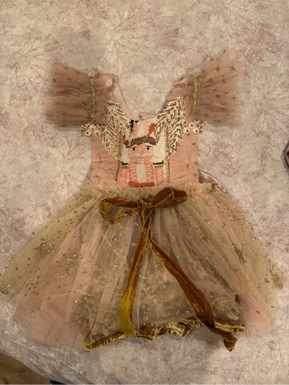 Willow Tree Blush Pink & Gold Nutcracker Costume Dress